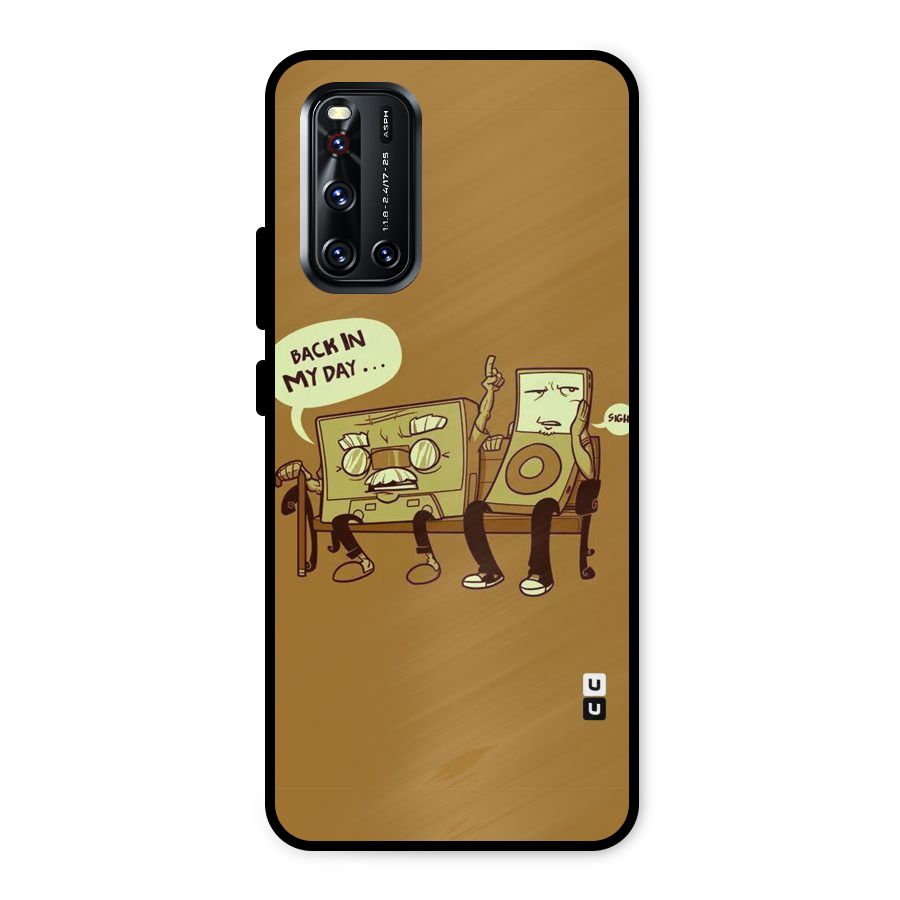 Back In Day Casette Metal Back Case for Vivo V19