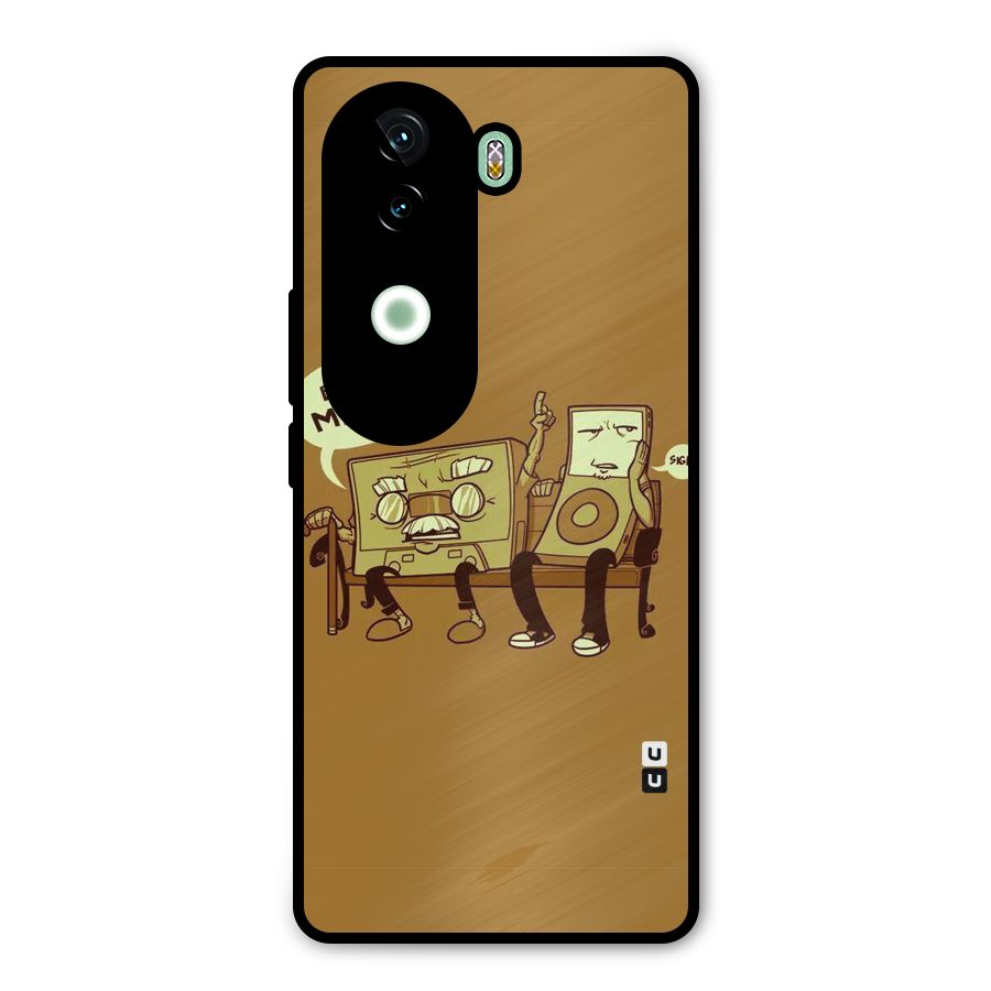 Back In Day Casette Metal Back Case for Vivo V40e
