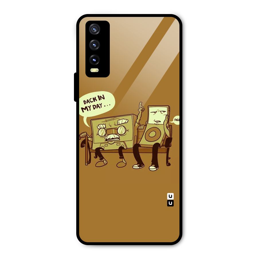 Back In Day Casette Metal Back Case for Vivo Y20g