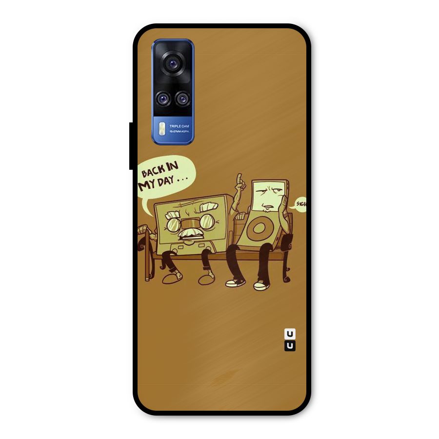 Back In Day Casette Metal Back Case for Vivo Y51A