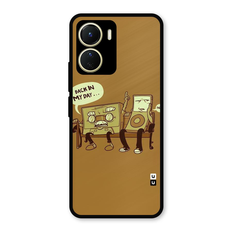Back In Day Casette Metal Back Case for Vivo Y56