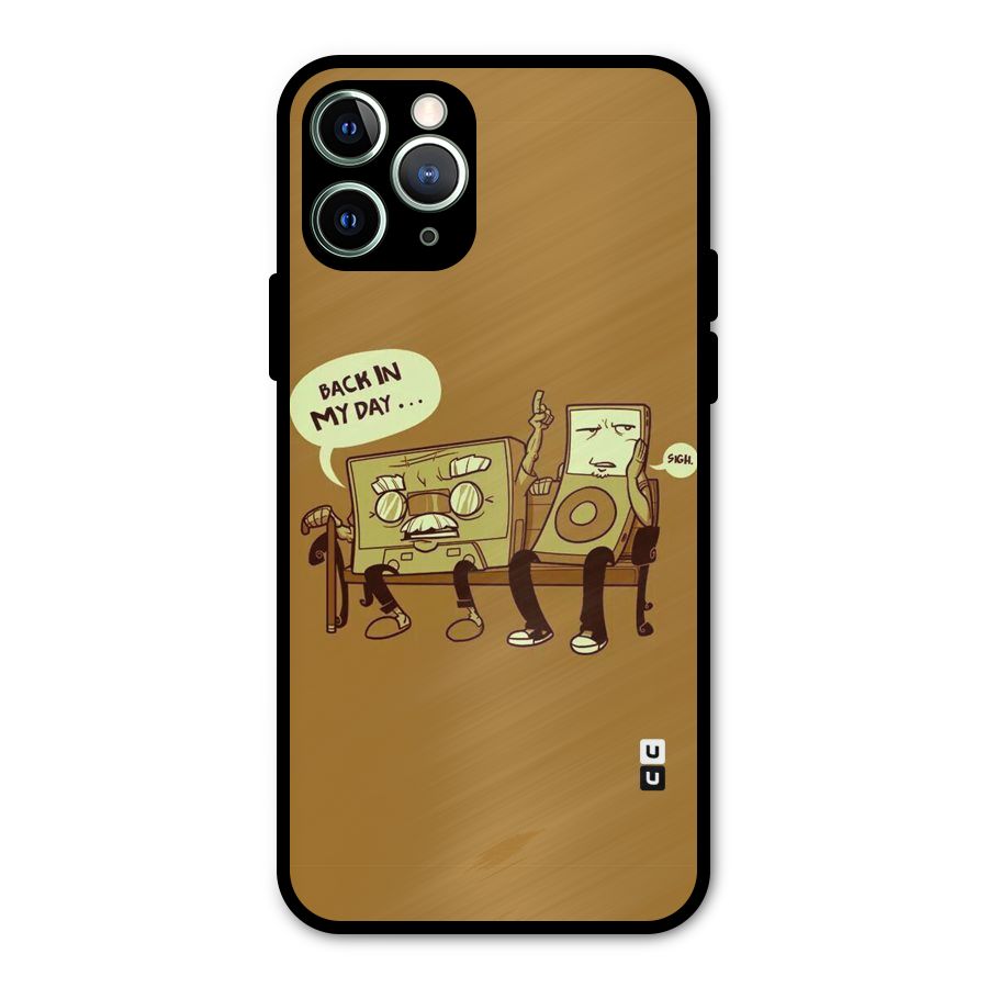 Back In Day Casette Metal Back Case for iPhone 11 Pro Max