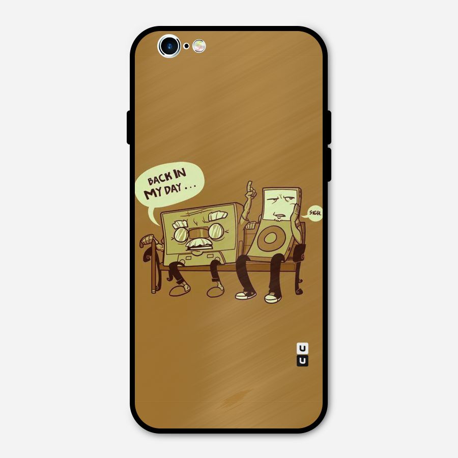 Back In Day Casette Metal Back Case for iPhone 6 6s