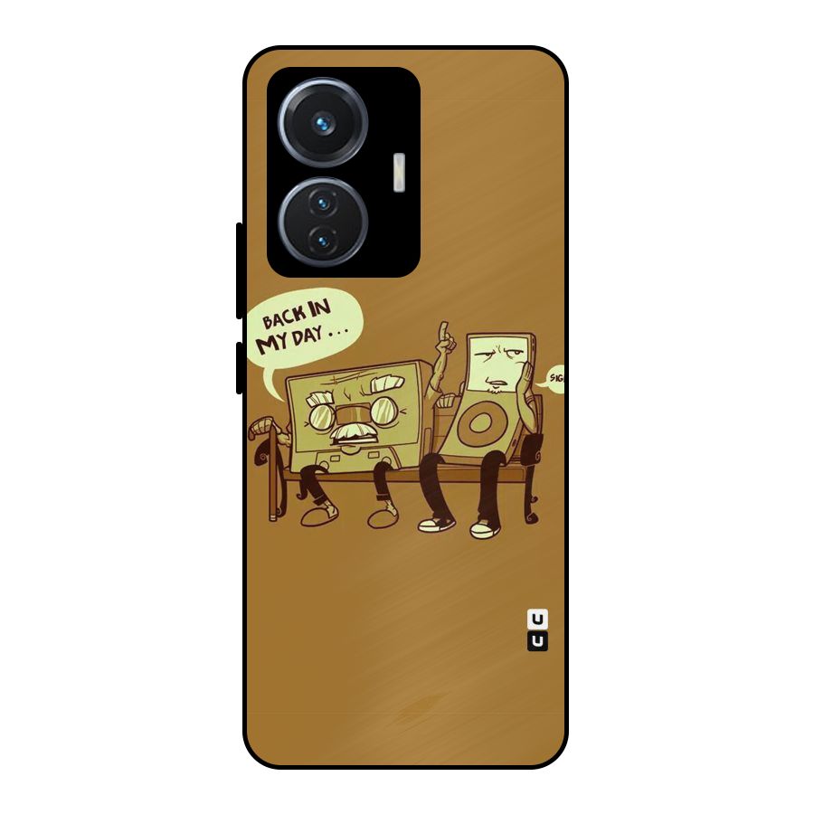 Back In Day Casette Metal Back Case for iQOO Z6 44W