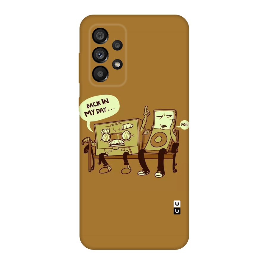 Back In Day Casette Original Polycarbonate Back Case for Galaxy A73 5G