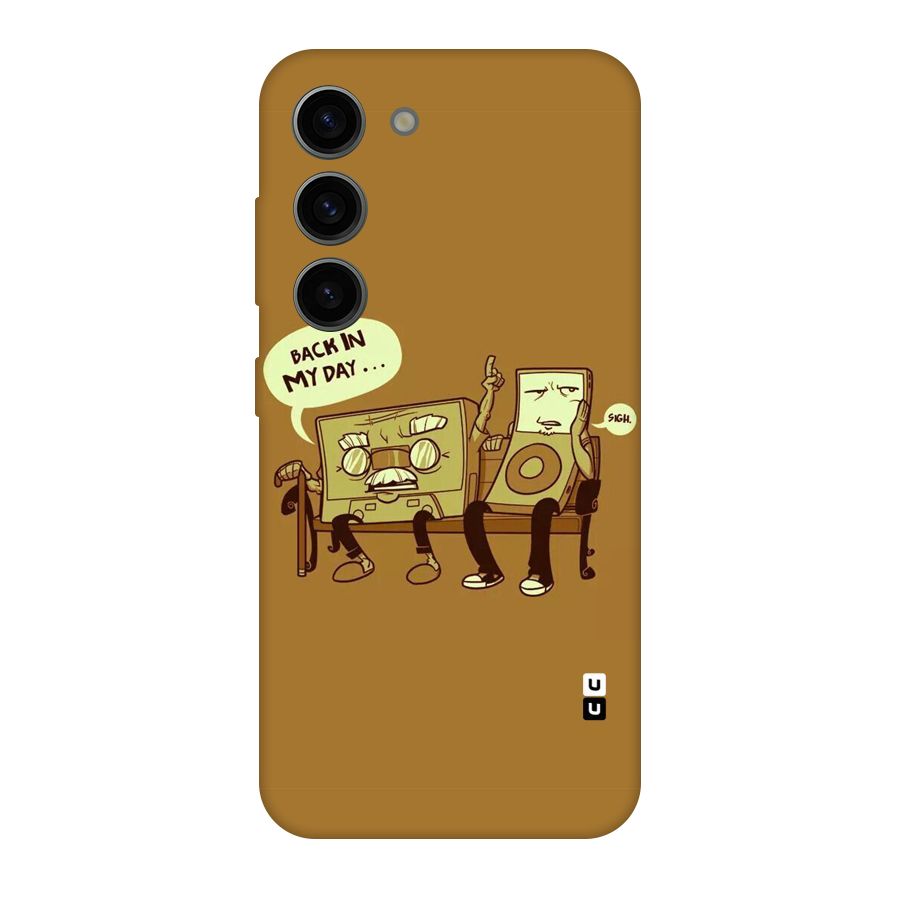 Back In Day Casette Original Polycarbonate Back Case for Galaxy S23