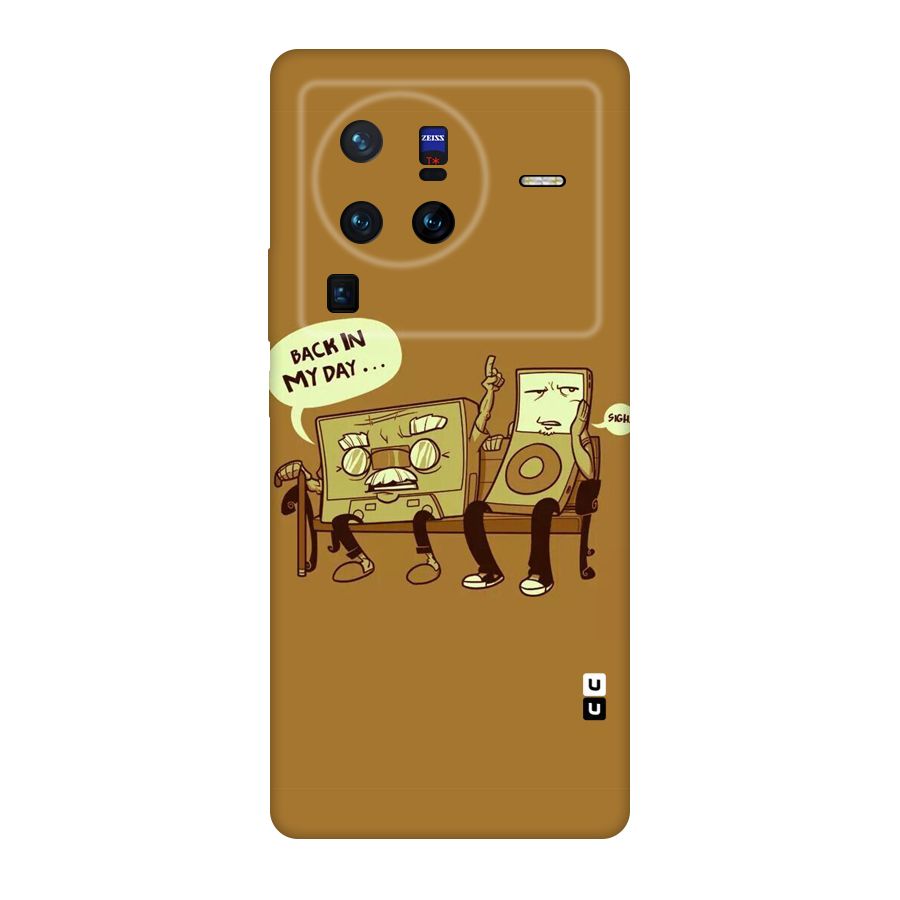 Back In Day Casette Original Polycarbonate Back Case for Vivo X80