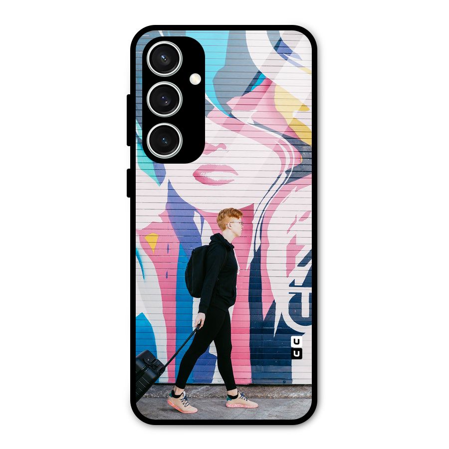Backpacker Glass Back Case for Galaxy S23 FE