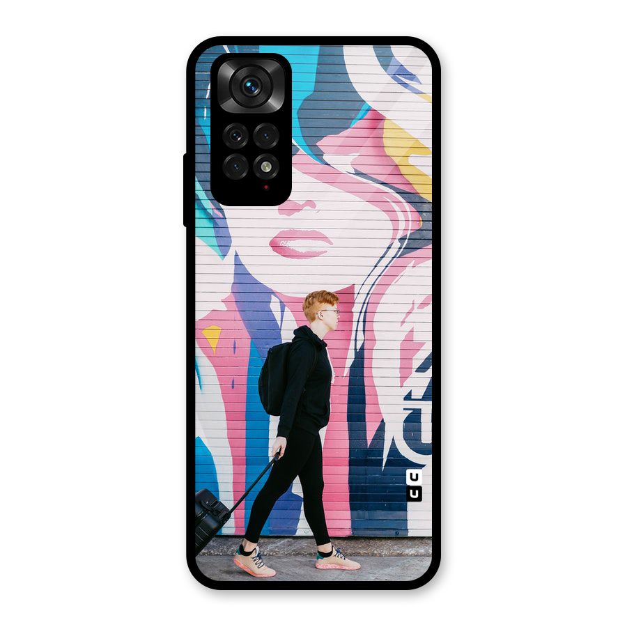Backpacker Glass Back Case for Redmi Note 11S