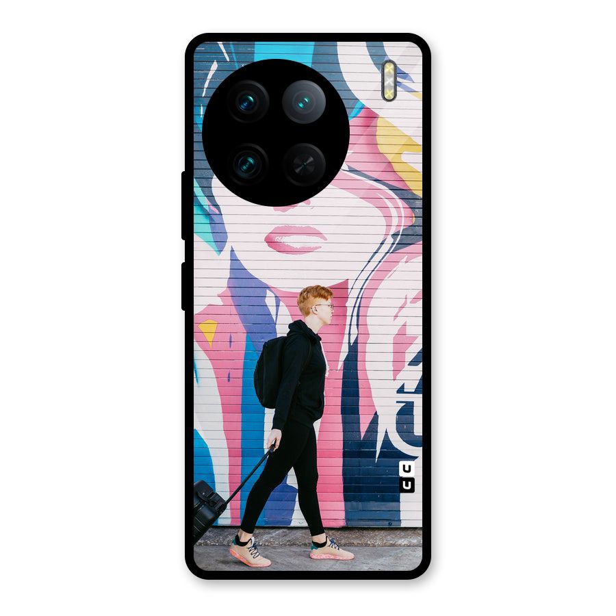 Backpacker Glass Back Case for Vivo X90 Pro
