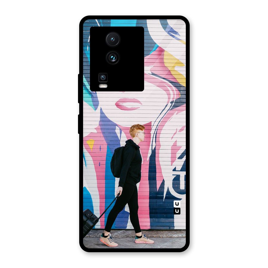 Backpacker Glass Back Case for Vivo iQOO Neo 7