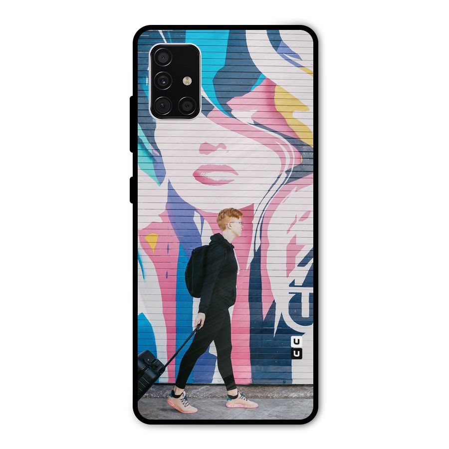 Backpacker Metal Back Case for Galaxy A51