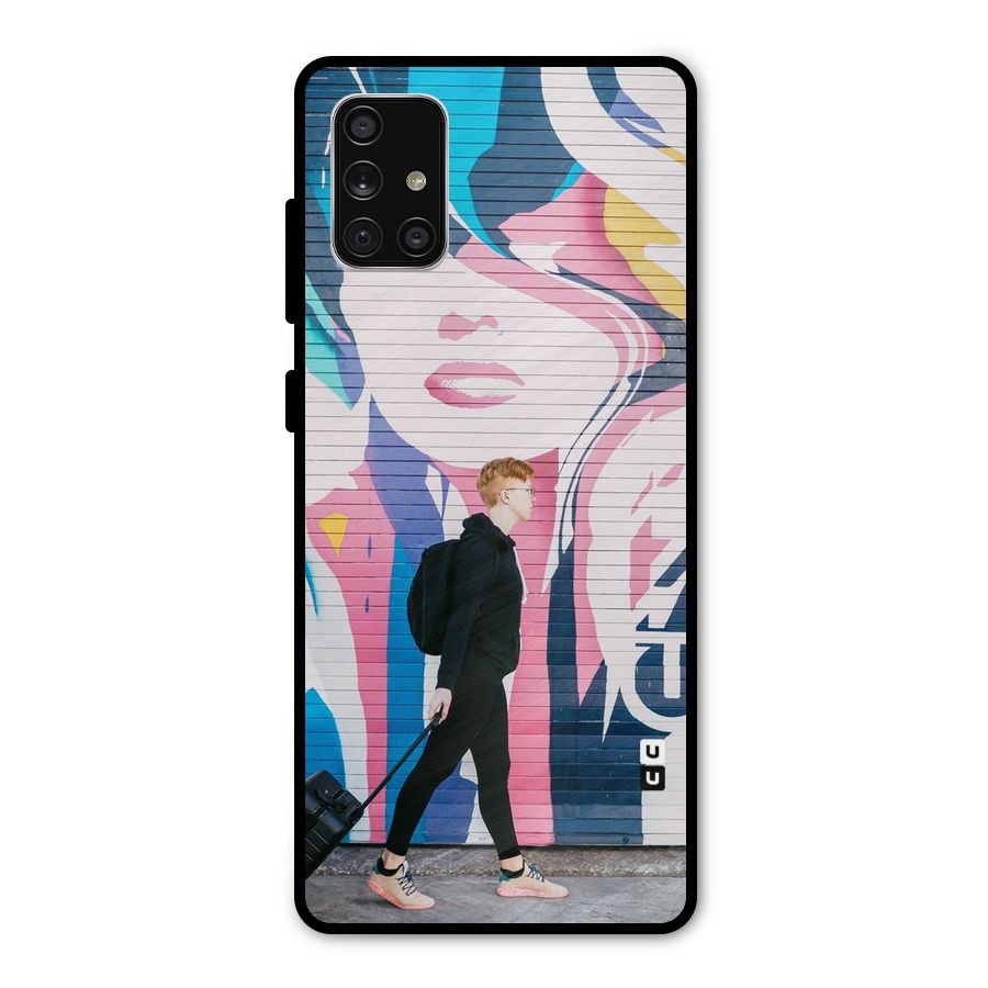 Backpacker Metal Back Case for Galaxy A71