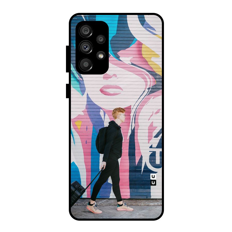 Backpacker Metal Back Case for Galaxy A73 5G