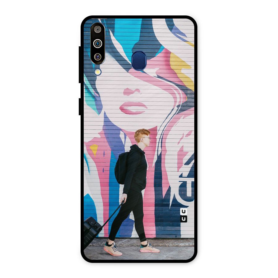 Backpacker Metal Back Case for Galaxy M30