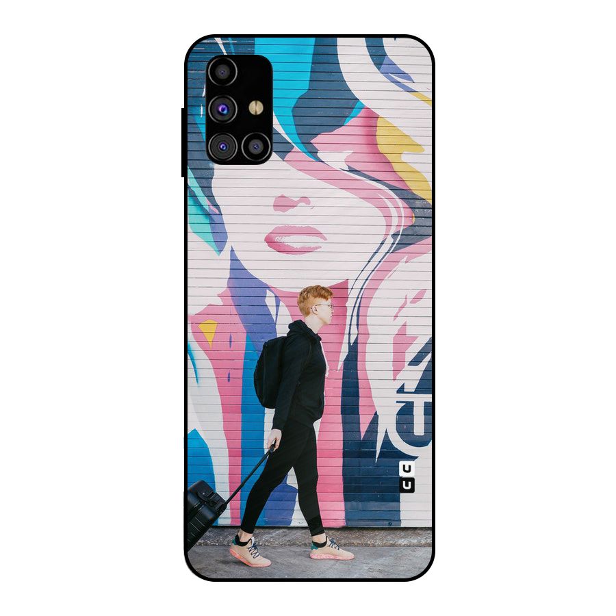 Backpacker Metal Back Case for Galaxy M31s
