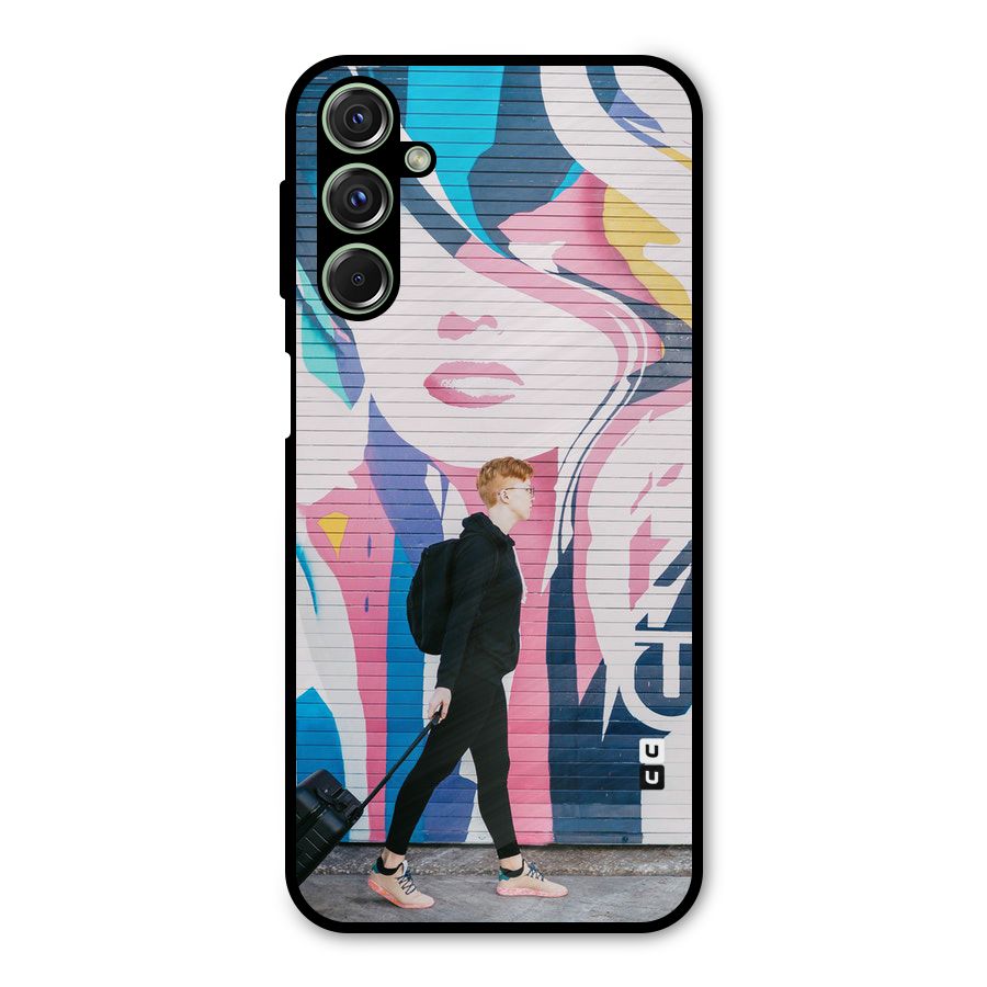 Backpacker Metal Back Case for Galaxy M34
