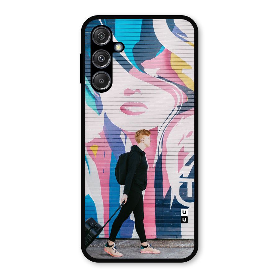 Backpacker Metal Back Case for Galaxy M34 5G