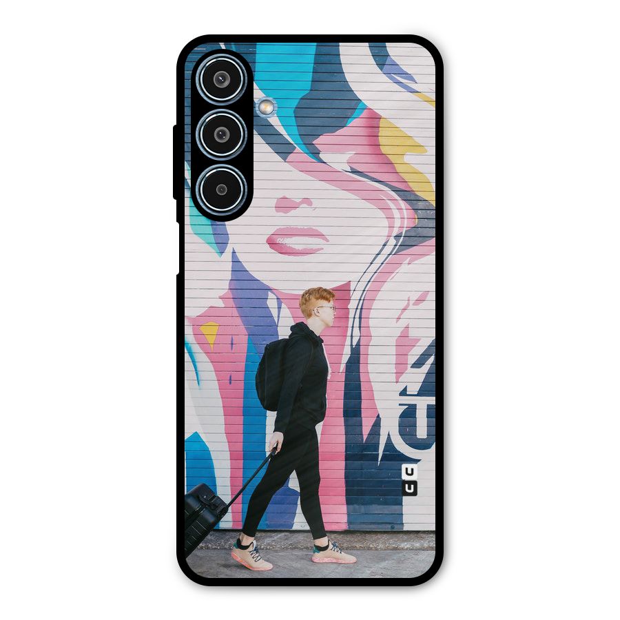 Backpacker Metal Back Case for Galaxy M35