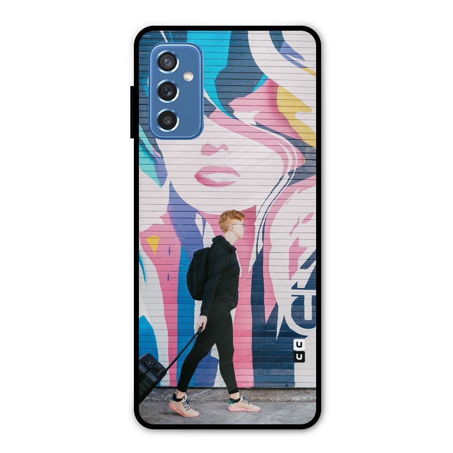 Backpacker Metal Back Case for Galaxy M52 5G