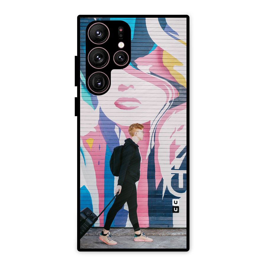 Backpacker Metal Back Case for Galaxy S22 Ultra 5G