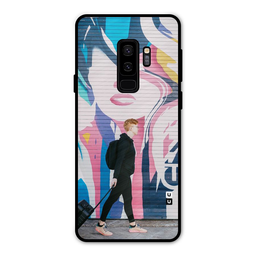 Backpacker Metal Back Case for Galaxy S9 Plus