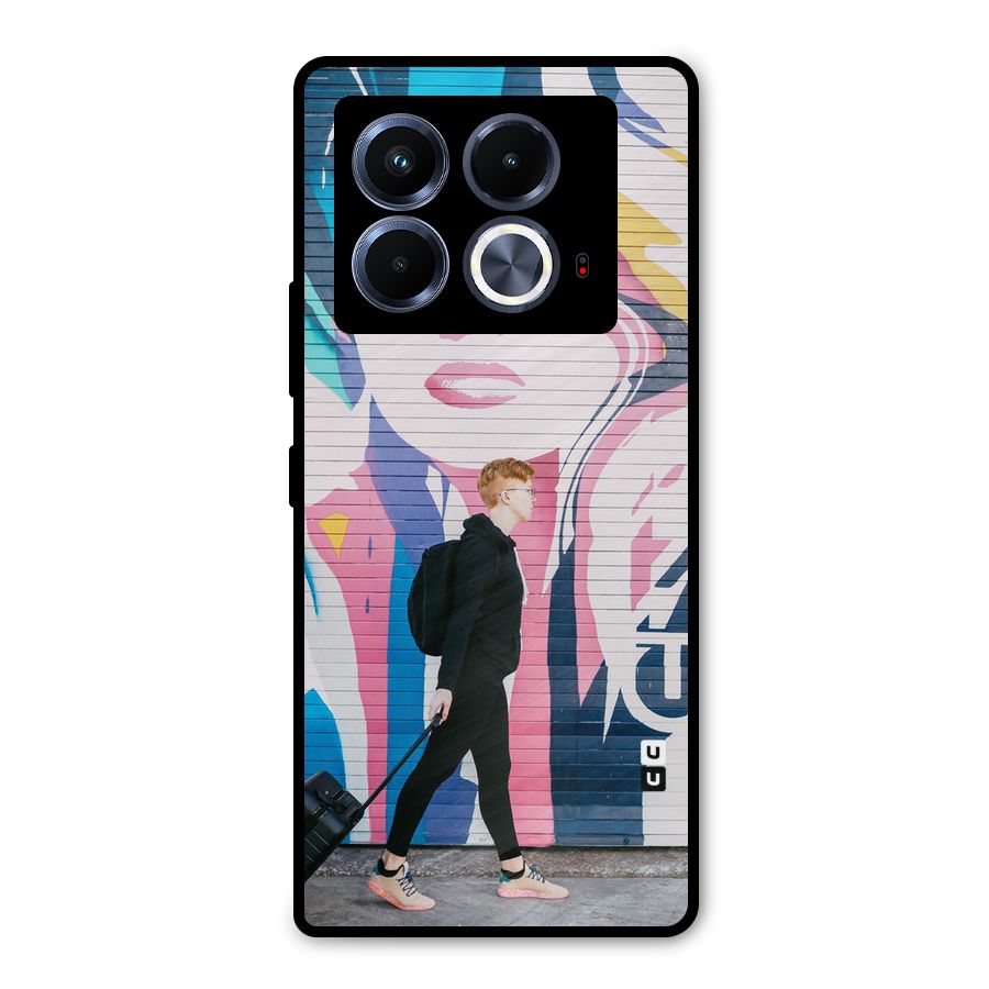 Backpacker Metal Back Case for Infinix Note 40 5G