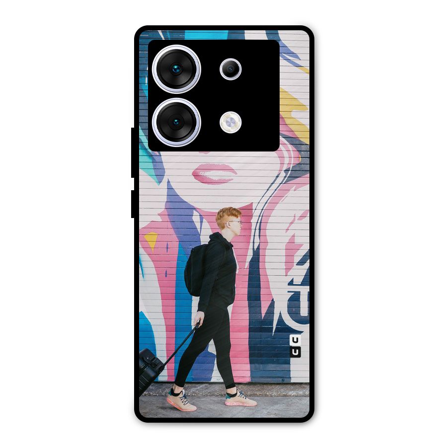 Backpacker Metal Back Case for Infinix Zero 30 5G