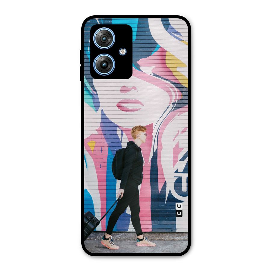 Backpacker Metal Back Case for Moto G54