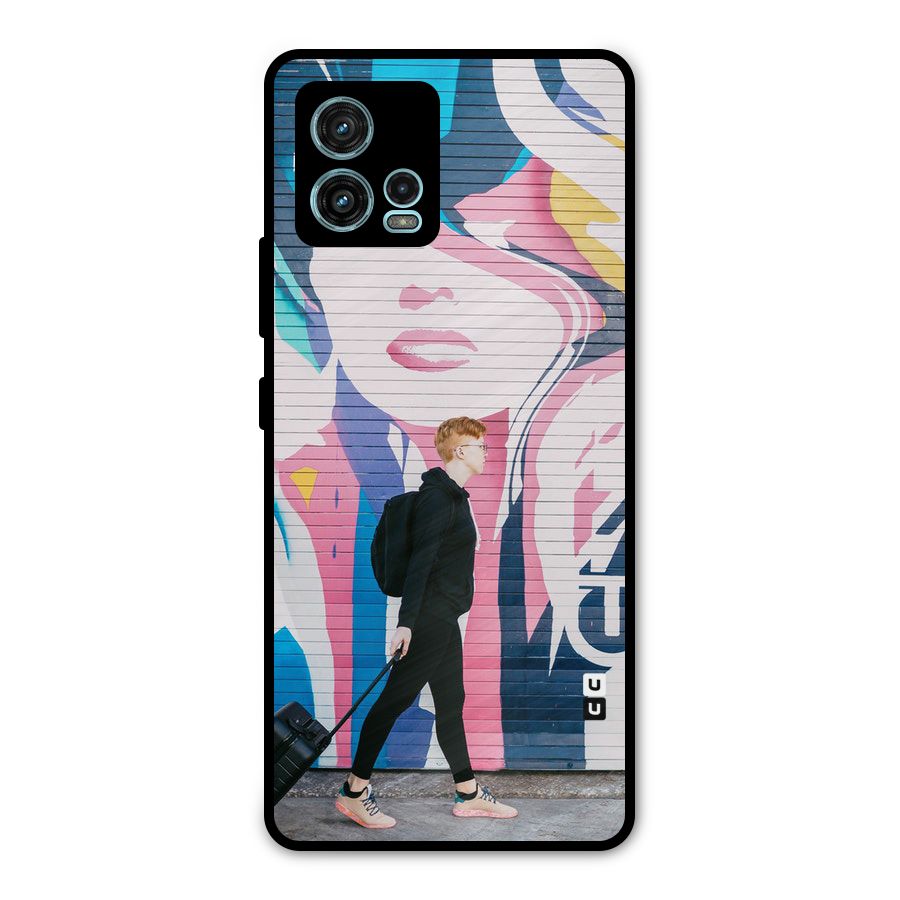 Backpacker Metal Back Case for Moto G72
