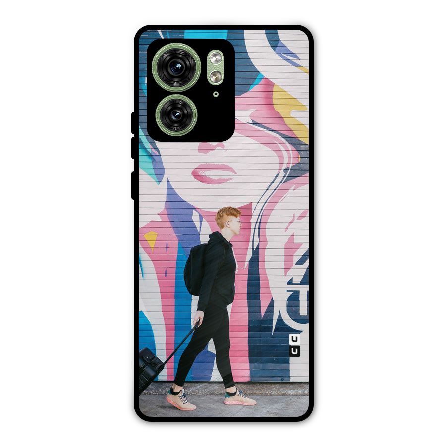 Backpacker Metal Back Case for Motorola Edge 40 5G