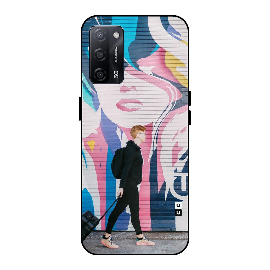 Backpacker Metal Back Case for Oppo A53s 5G