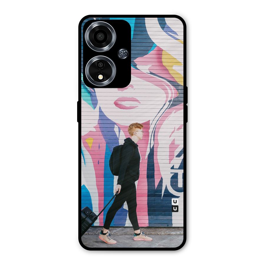Backpacker Metal Back Case for Oppo A59