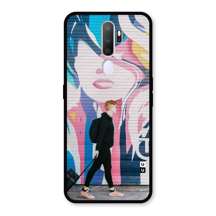 Backpacker Metal Back Case for Oppo A5 (2020)