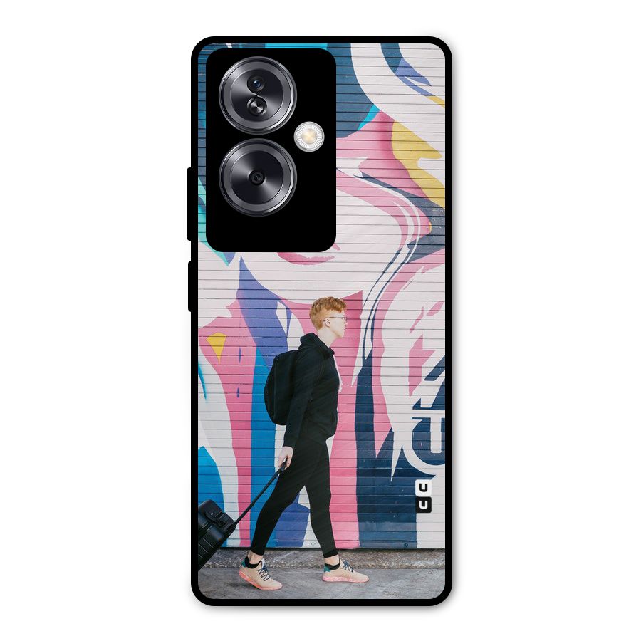 Backpacker Metal Back Case for Oppo A79 5G