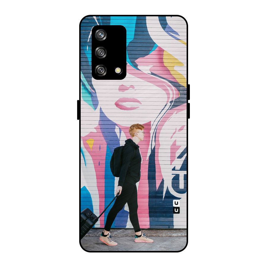 Backpacker Metal Back Case for Oppo F19