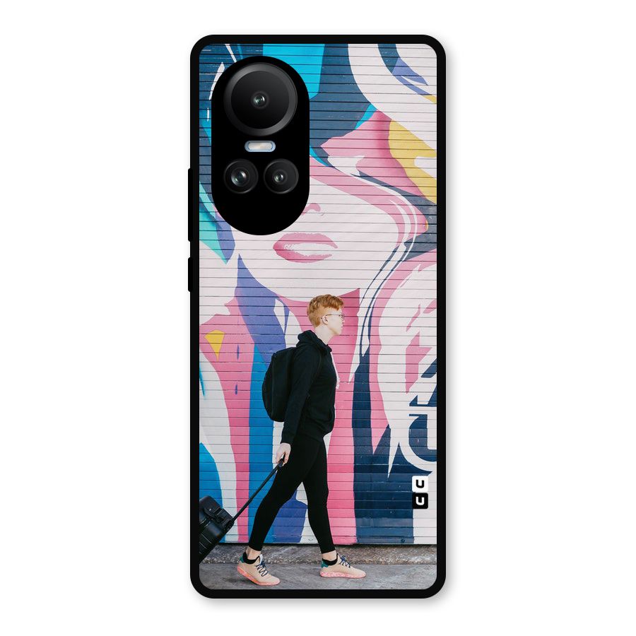 Backpacker Metal Back Case for Oppo Reno10 Pro
