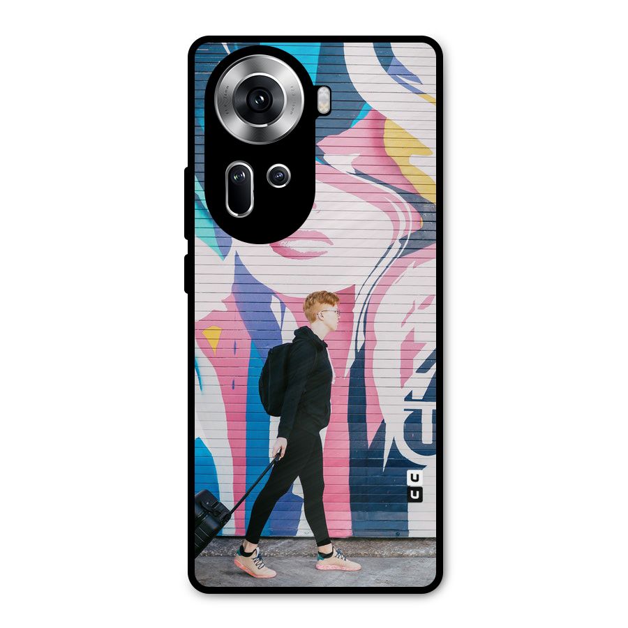 Backpacker Metal Back Case for Oppo Reno11 5G