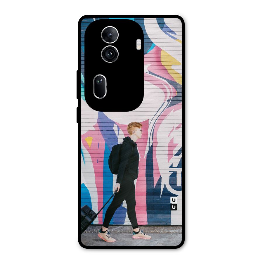 Backpacker Metal Back Case for Oppo Reno11 Pro 5G