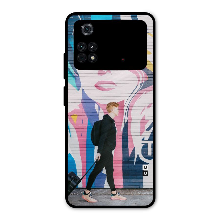 Backpacker Metal Back Case for Poco M4 Pro 4G