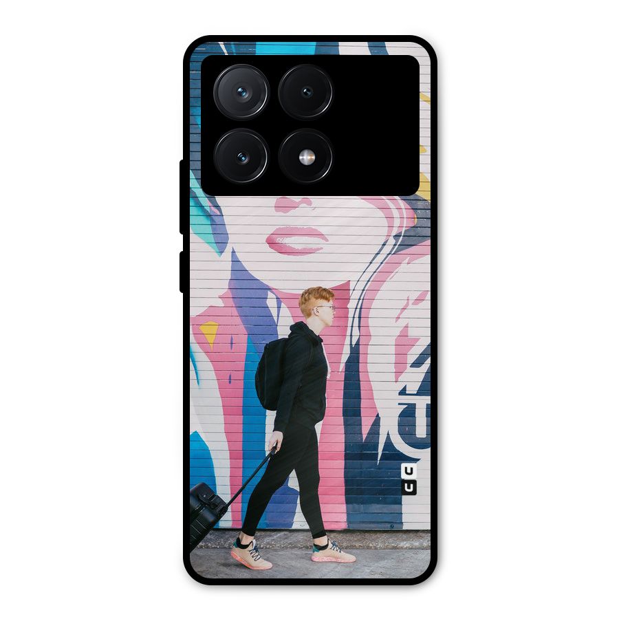 Backpacker Metal Back Case for Poco X6 Pro
