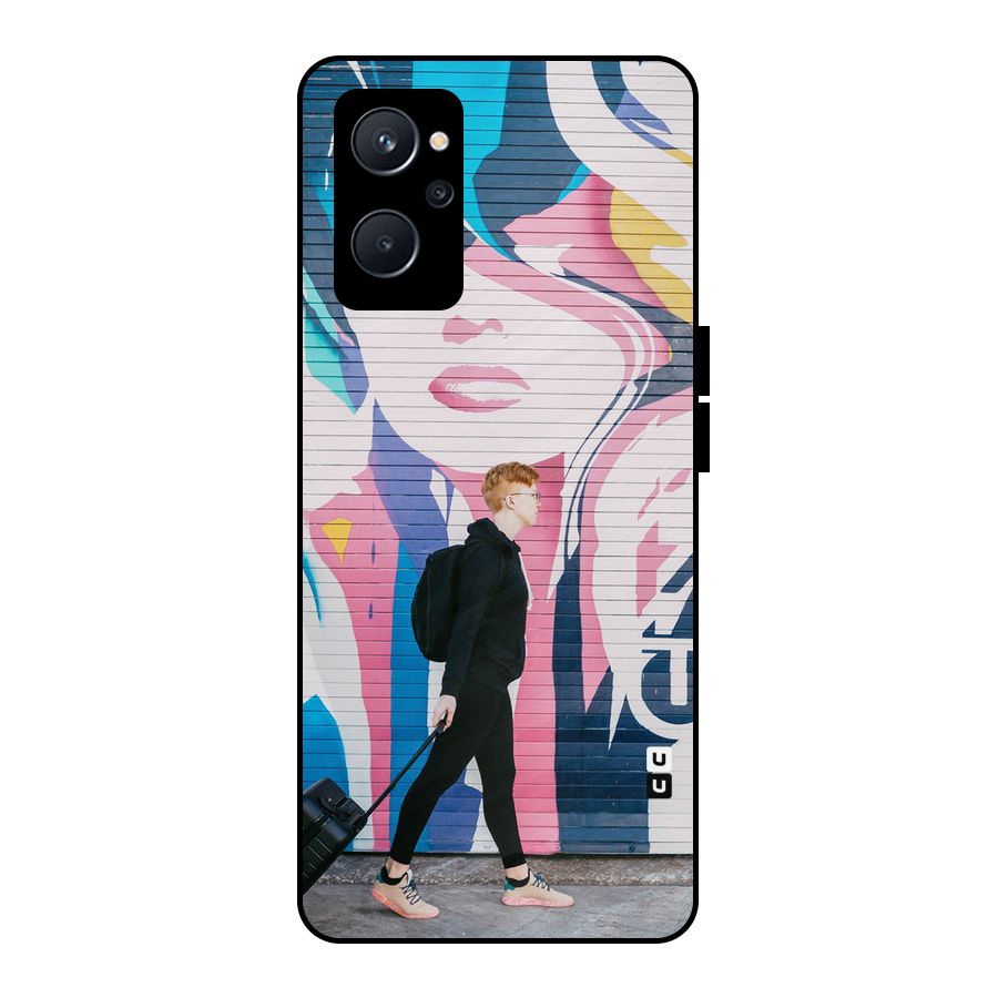 Backpacker Metal Back Case for Realme 9i 5G