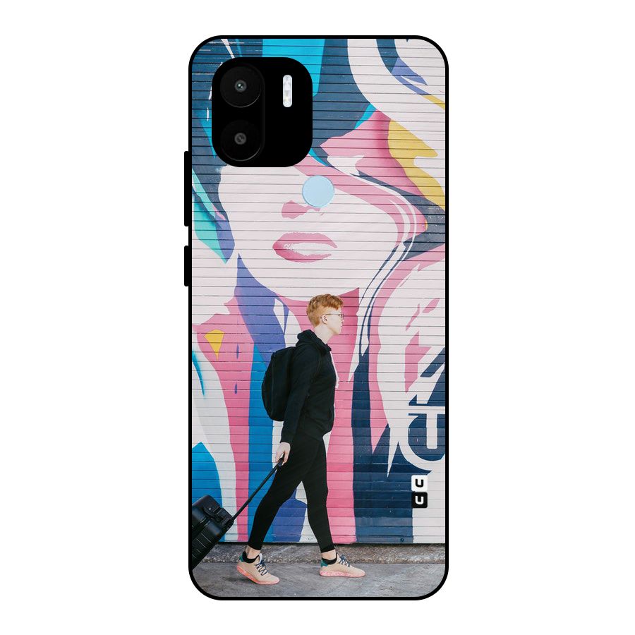 Backpacker Metal Back Case for Redmi A2+
