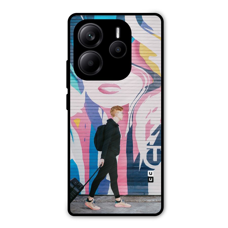Backpacker Metal Back Case for Redmi Note 14 5G