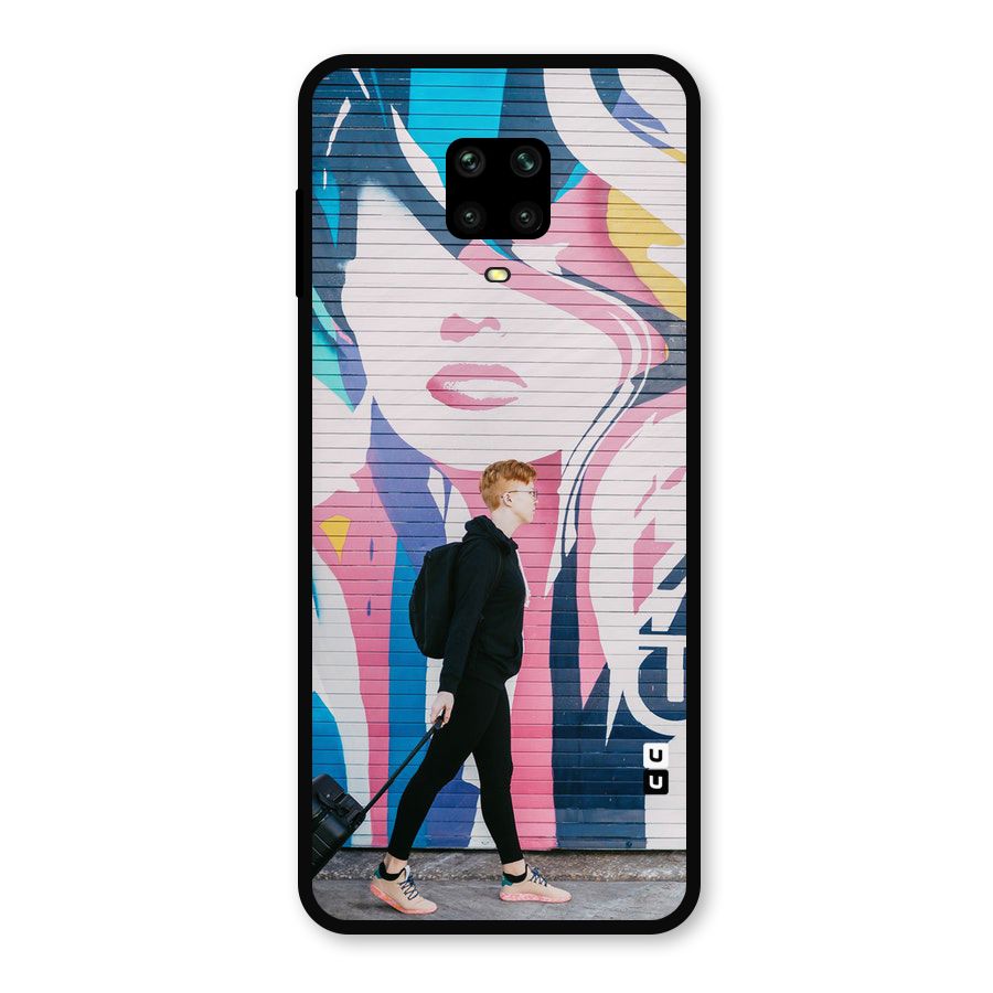 Backpacker Metal Back Case for Redmi Note 9 Pro