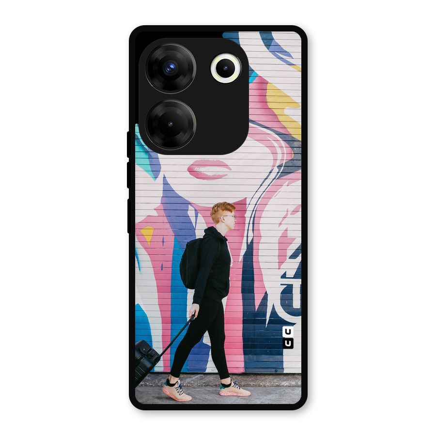 Backpacker Metal Back Case for Tecno Camon 20