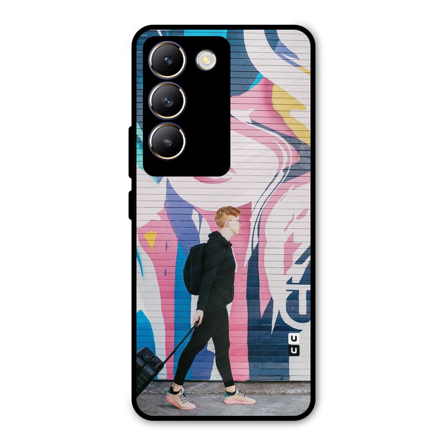 Backpacker Metal Back Case for Vivo T3 5G