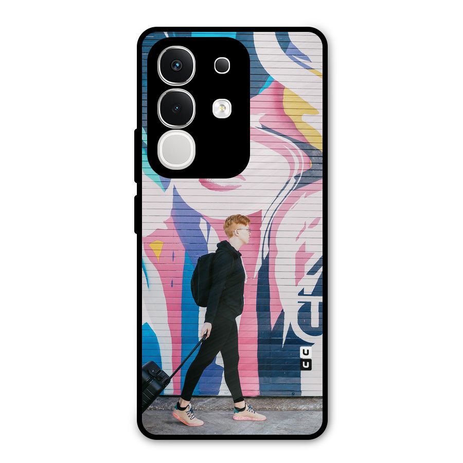 Backpacker Metal Back Case for Vivo T4x