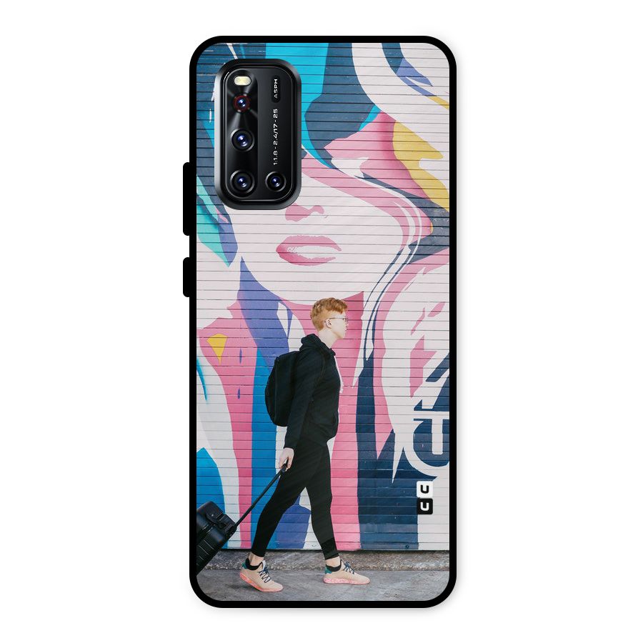 Backpacker Metal Back Case for Vivo V19