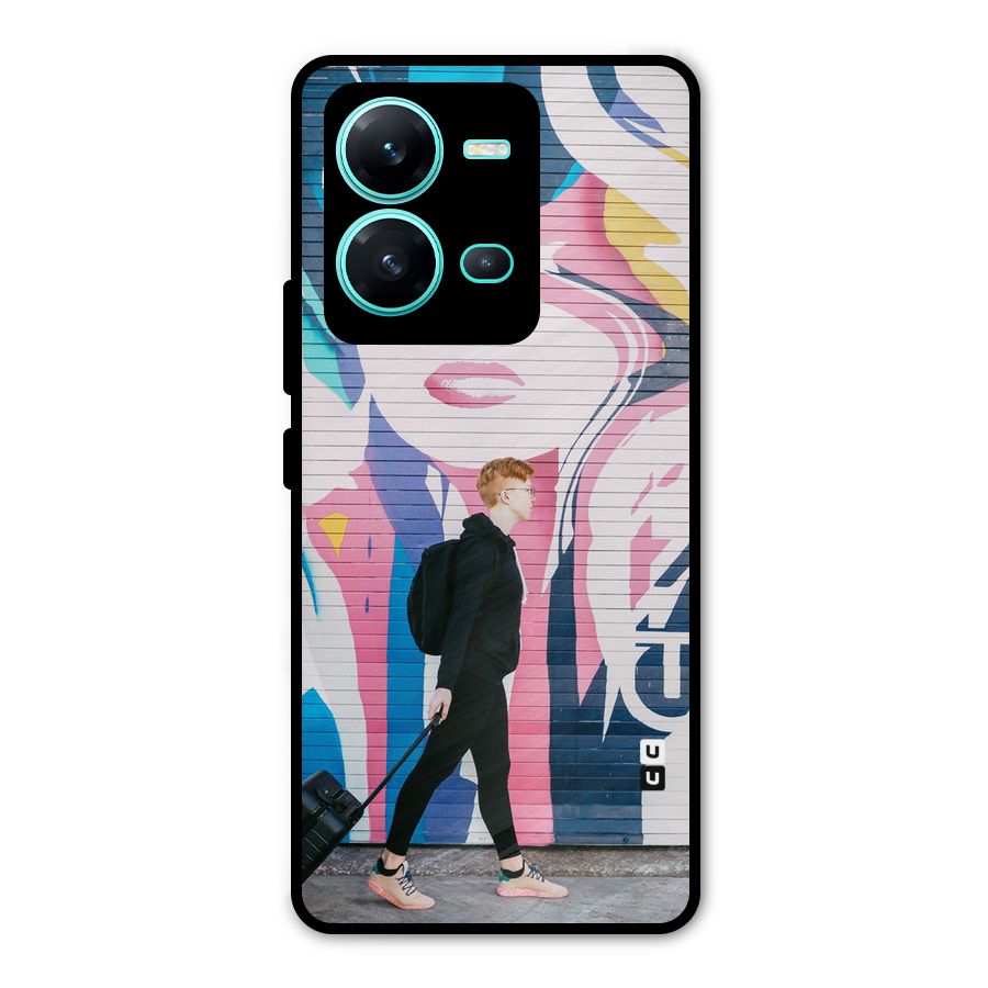 Backpacker Metal Back Case for Vivo V25